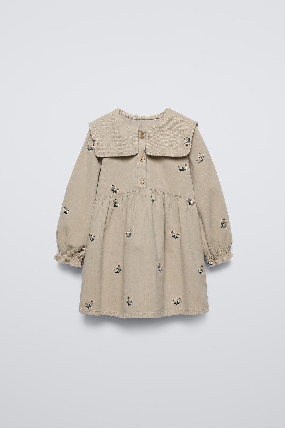 

Платье из вельвета ZARA, серый