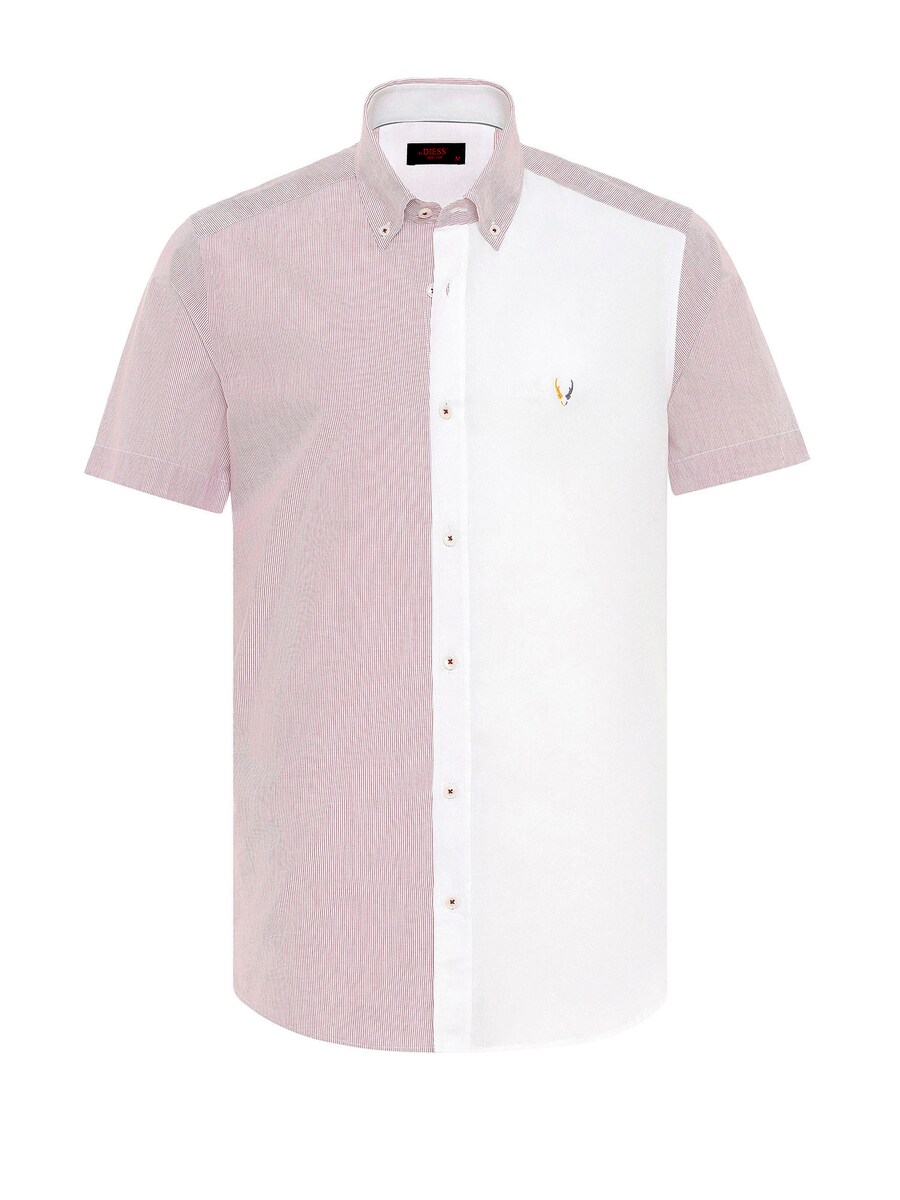 

Рубашка обычного кроя на пуговицах By Diess Collection, цвет Pink/White