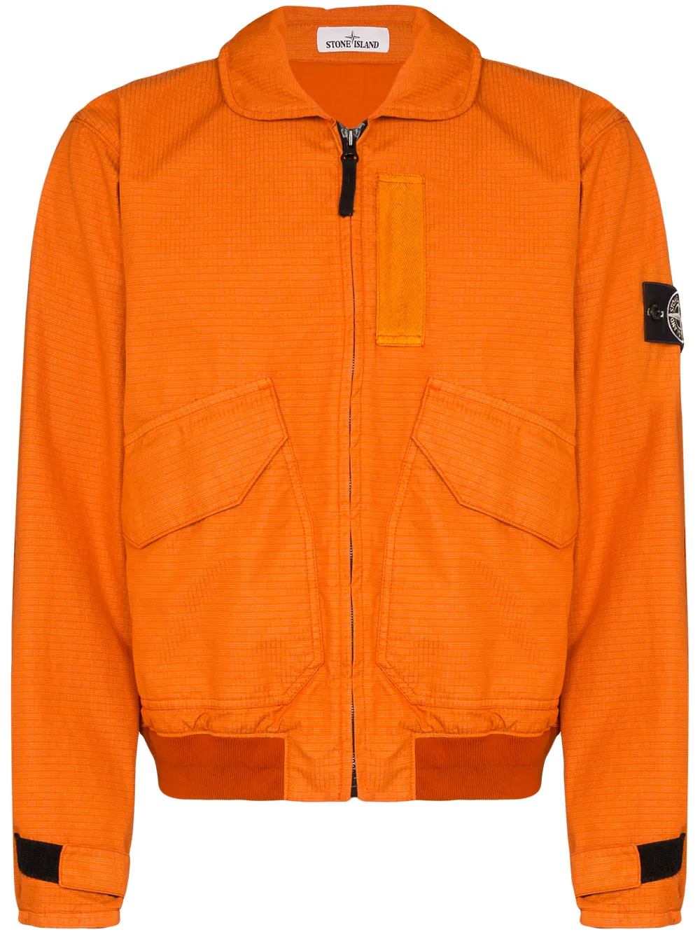 

Легкая куртка на молнии Stone Island, оранжевый