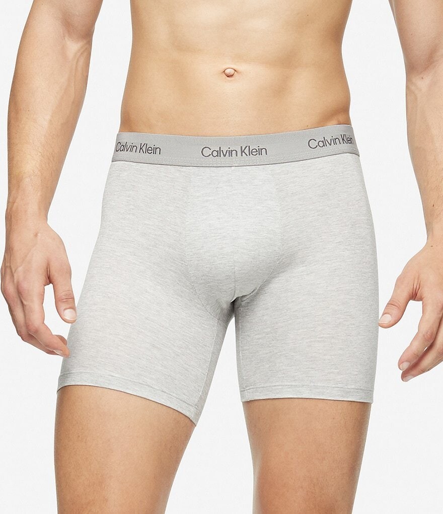 

Экологичные боксеры Calvin Klein, серый