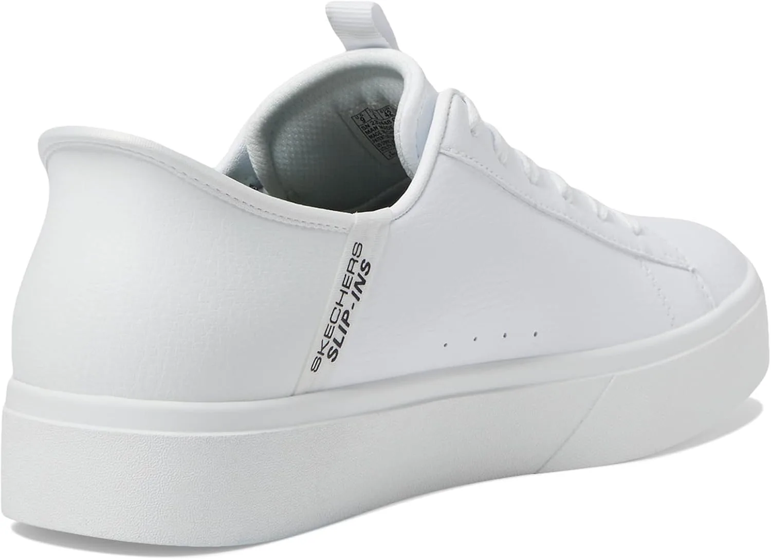 Мужские слипоны Skechers Eden LX - Strando Hands Free, белый — фото 4