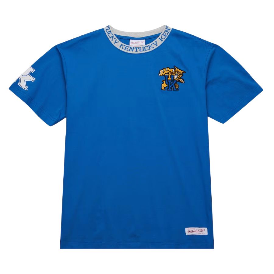 

Mitchell Ness Футболка Mitchell & Ness x NCAA Kentucky Wildcats Jacquard Ringer мужская Royal Blue, Синий, Mitchell Ness Футболка Mitchell & Ness x NCAA Kentucky Wildcats Jacquard Ringer мужская Royal Blue