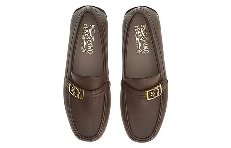 Женские туфли Ferragamo, коричневый — фото 3