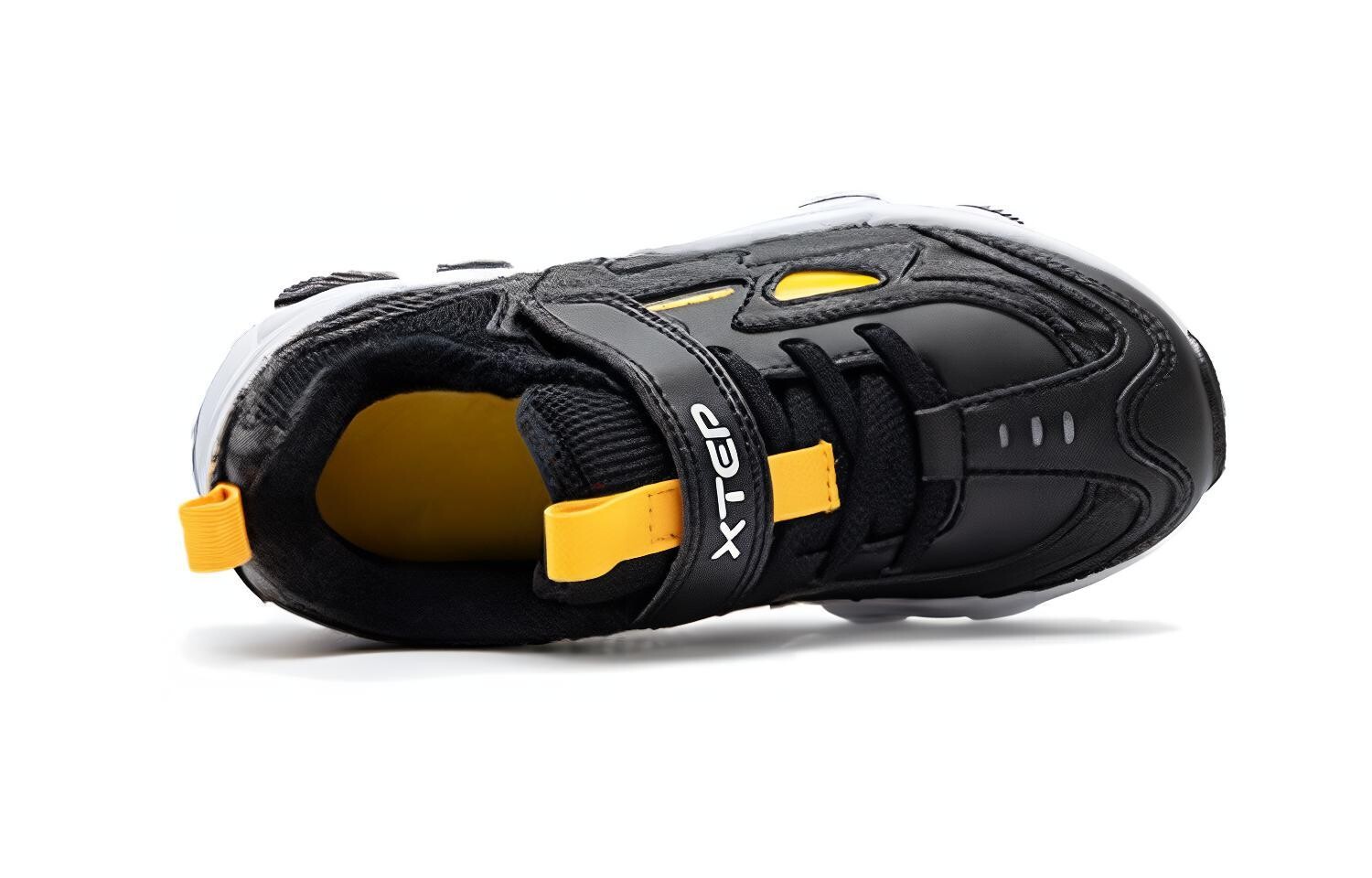 Кроссовки XTEP Kids Lifestyle Shoes PS Low-top Black/yellow — фото 2