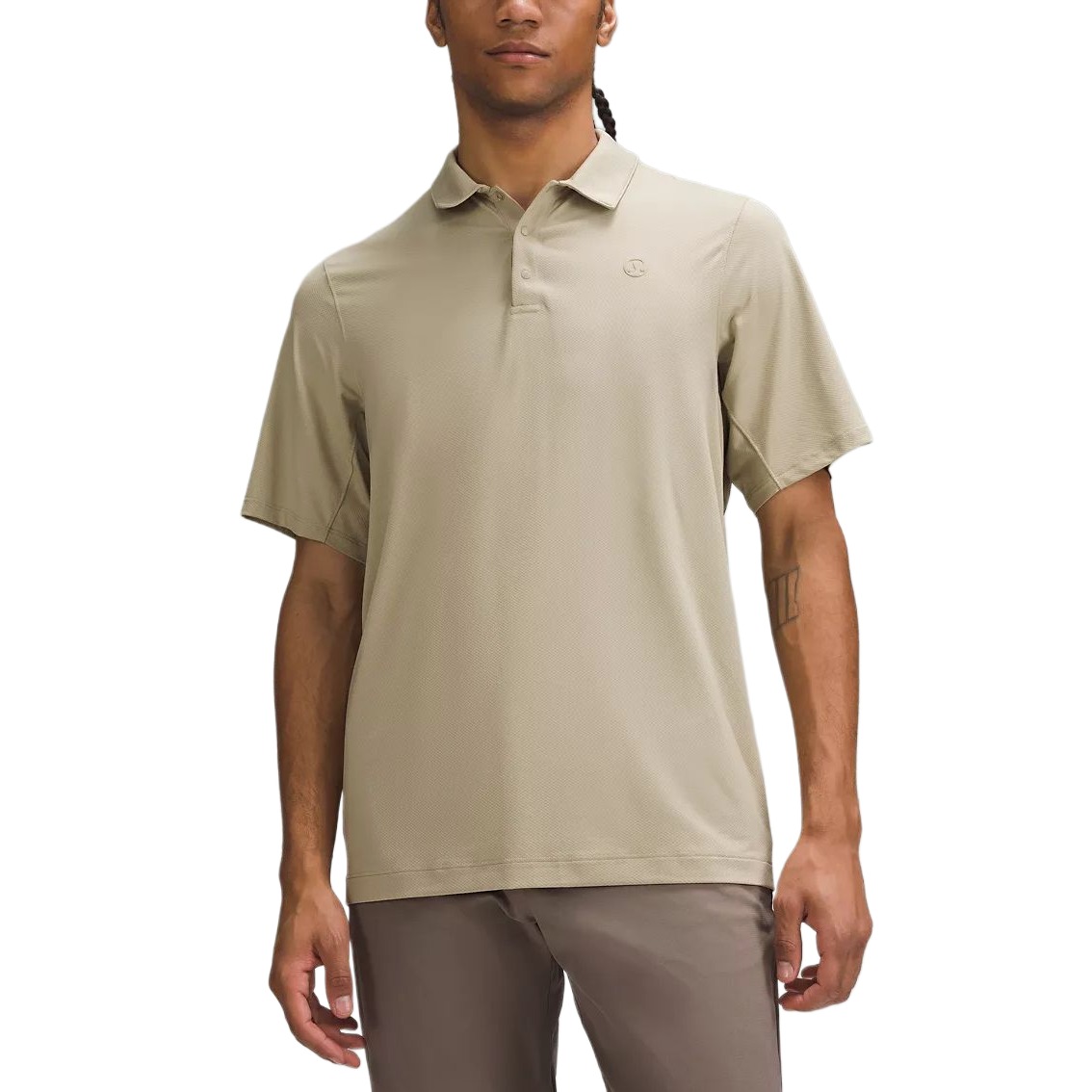 

Поло Logo Sport мужские Lululemon, хаки