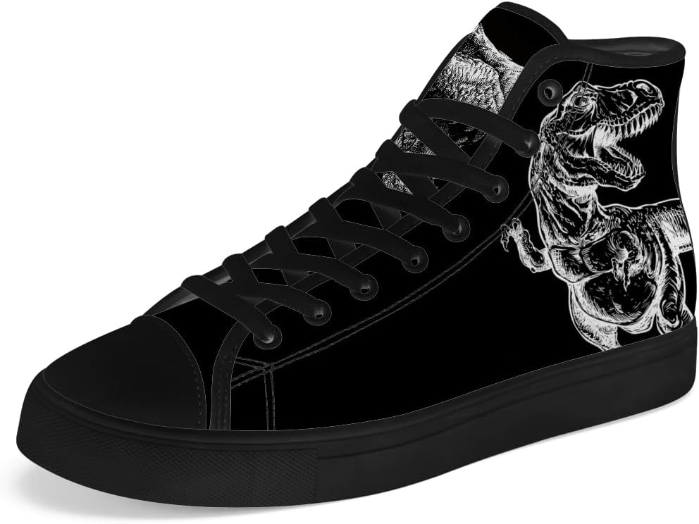 

Кеды на высокой подошве chebing для мужчин и женщин с рисунком динозавра, белый