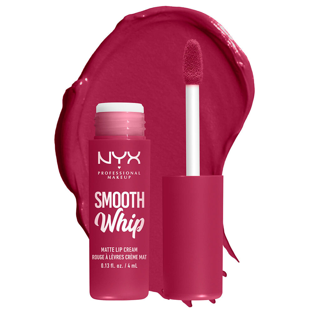 Губная помада Smooth whipe matte lip cream Nyx professional make up, 4 мл, fuzzy slippers — фото 4