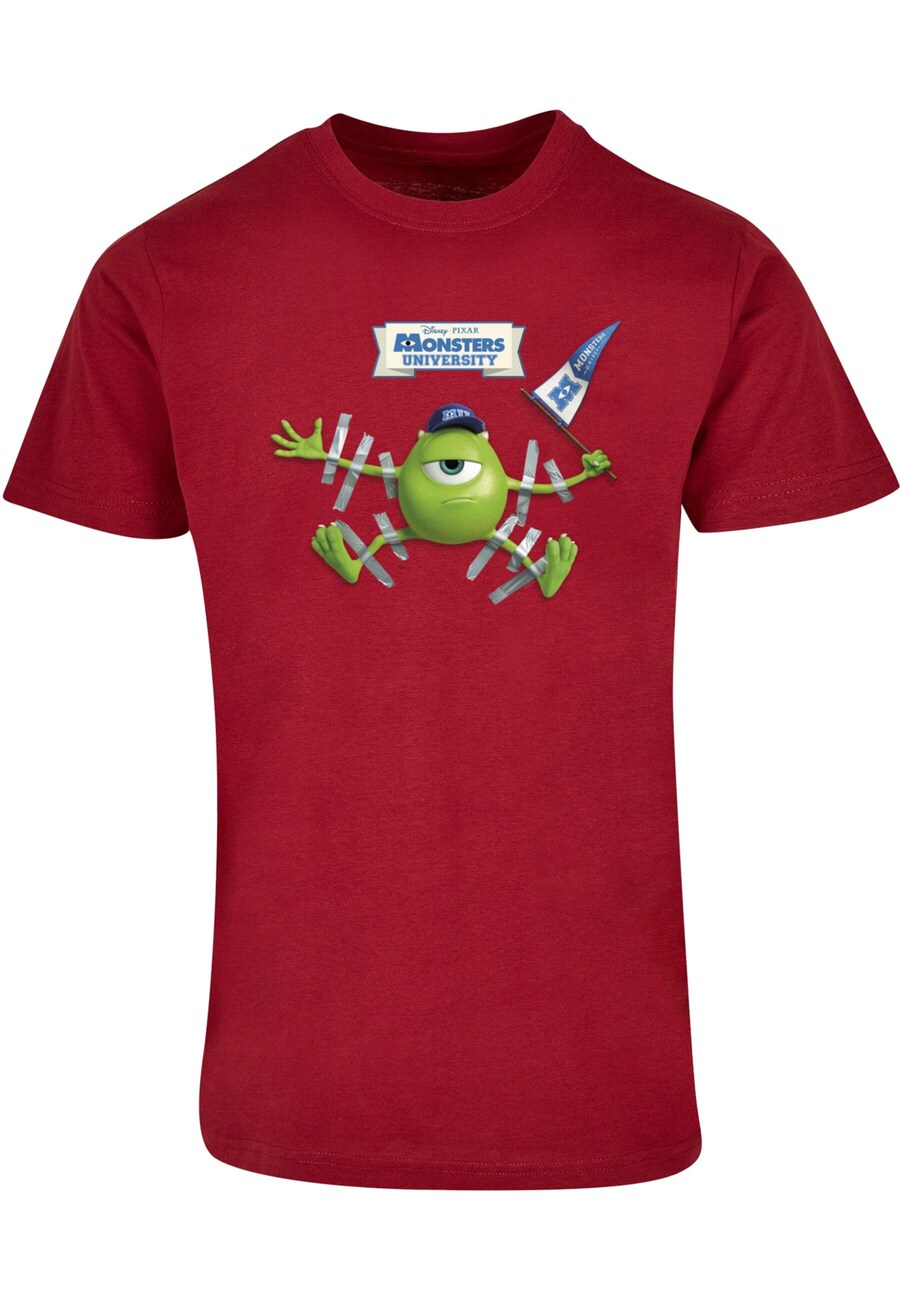 

Классическая футболка ABSOLUTE CULT Shirt Monster University - Taped Mike, бордовый