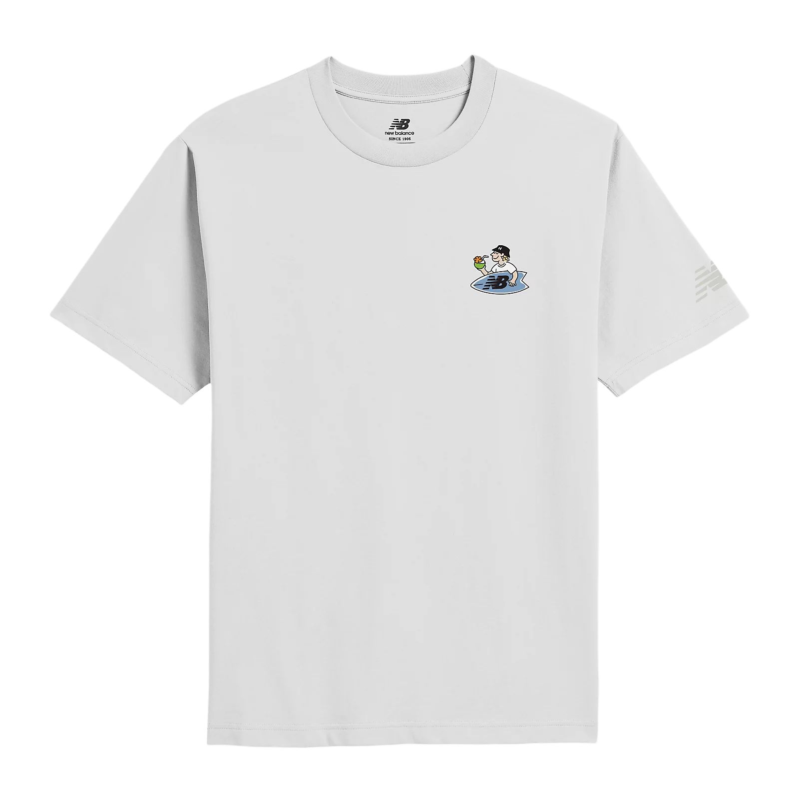 

New Balance Футболка Surf Shop мужская белая, Белый, New Balance Футболка Surf Shop мужская белая