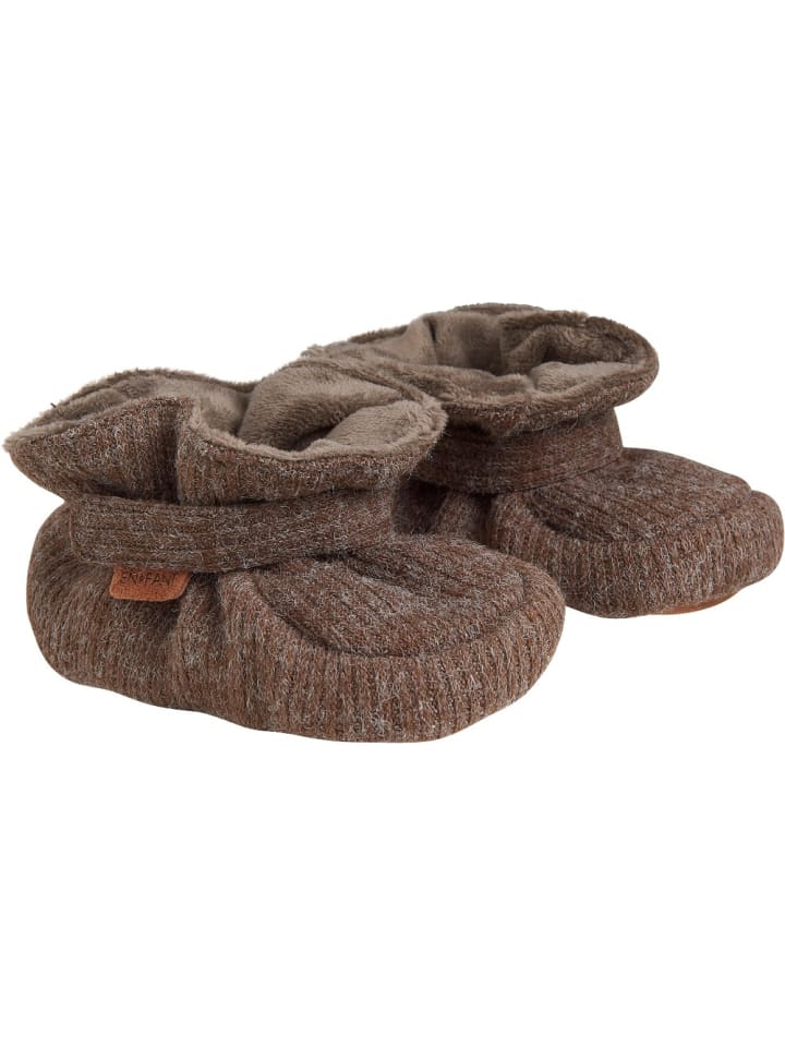 

Детские тапочки "Baby Slippers" коричневого цвета En Fant