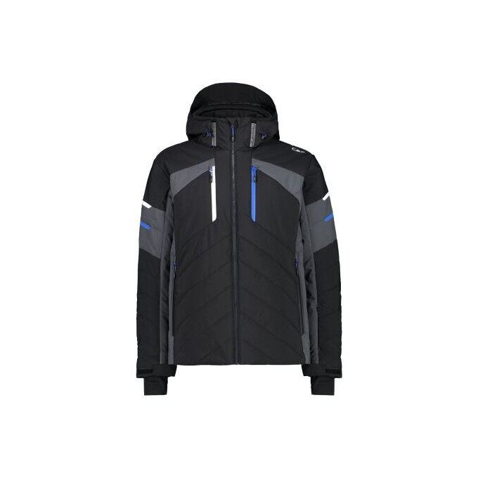 

Мужская водоотталкивающая твиловая горнолыжная куртка CMP, черная, Черный, Мужская водоотталкивающая твиловая горнолыжная куртка CMP, черная