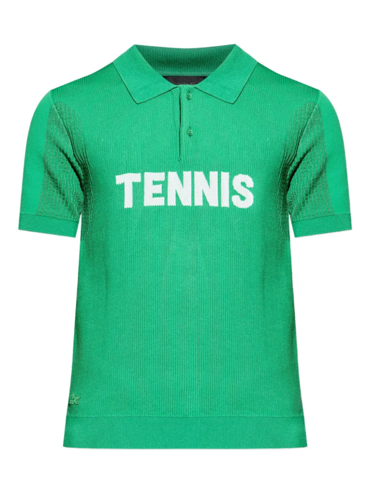 

Рубашка-поло в рубчик Lacoste, зеленый