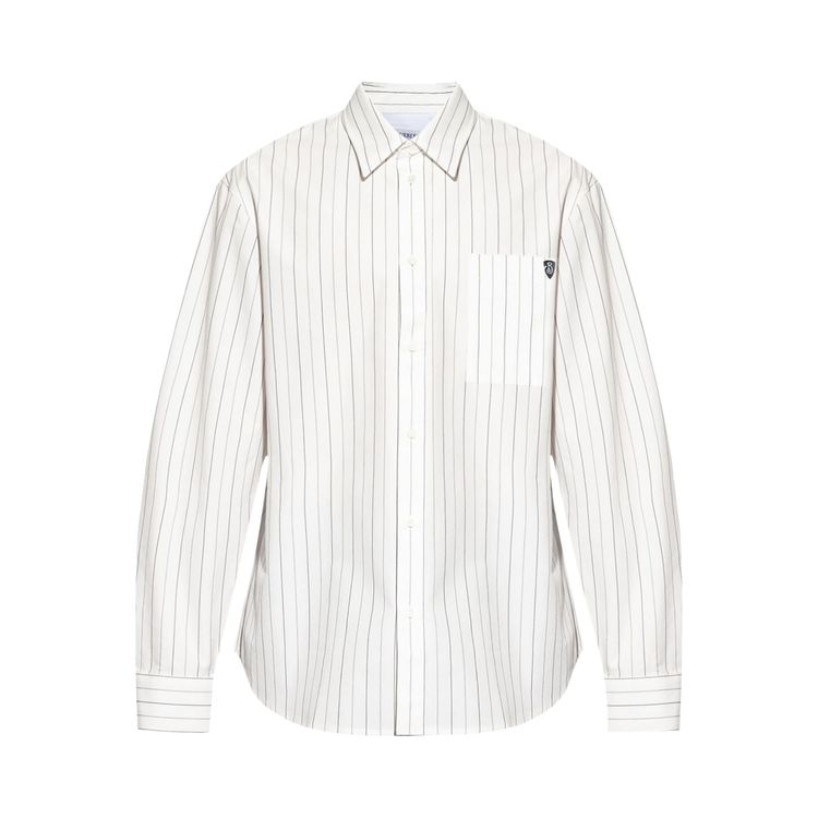 

Рубашка Burberry Casual Shirt 'Tring/Coal', белый
