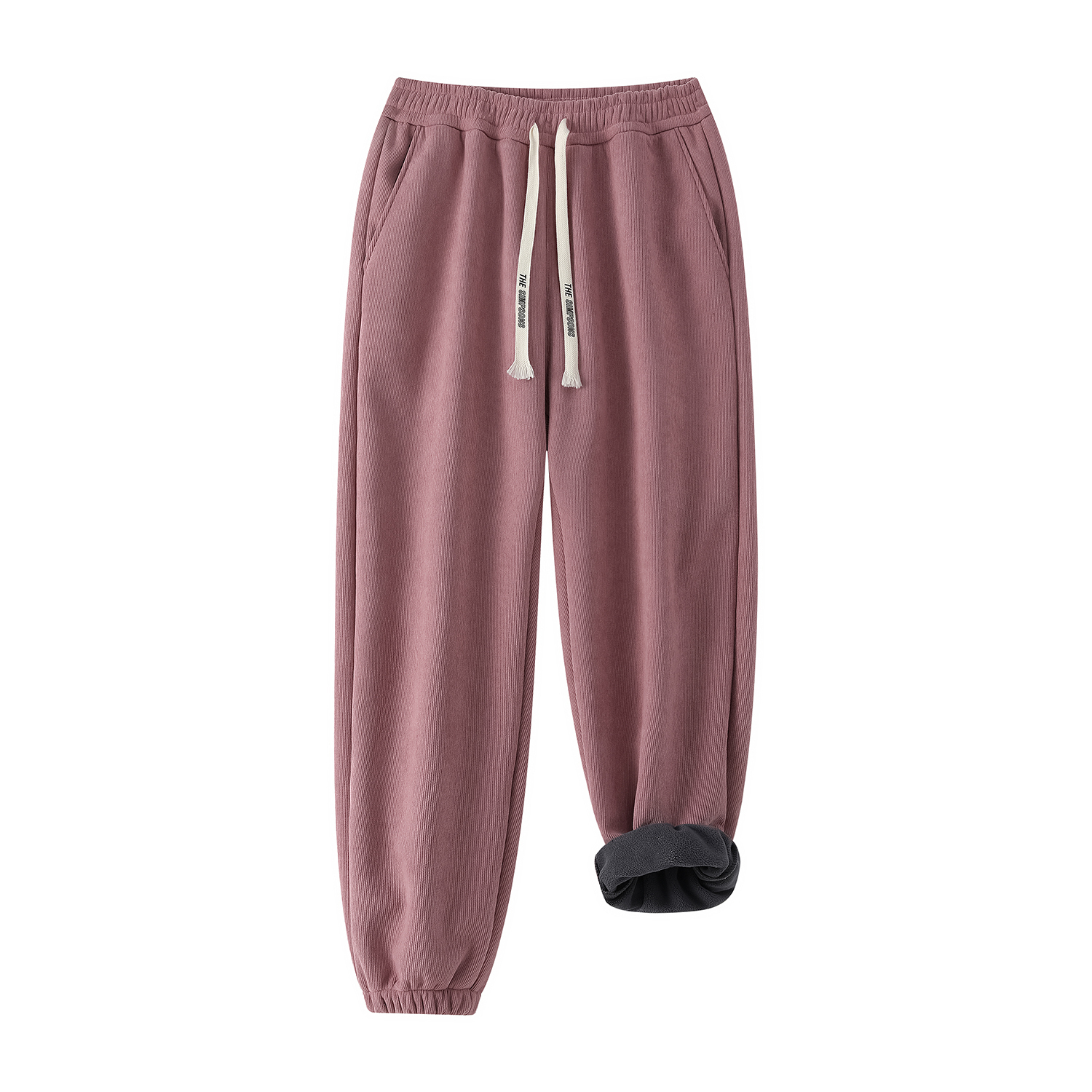 

Вязаные спортивные штаны унисекс The Simpsons, coral powder (fleece-lined)