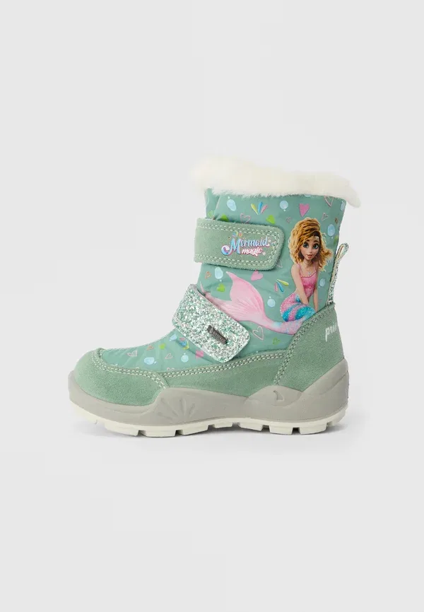 Сапоги зимние Goretex Primigi mermaid magic, мятный