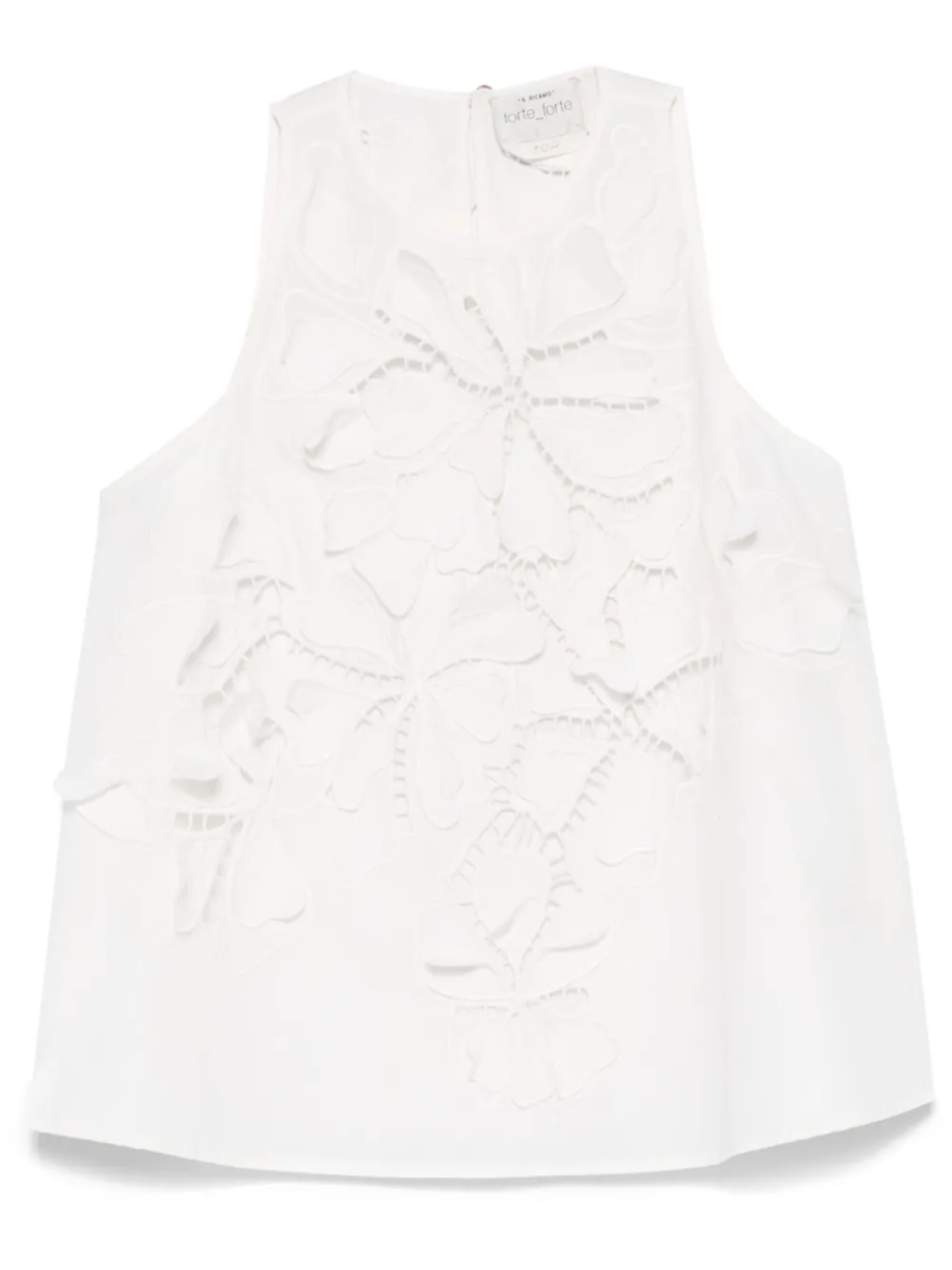 

Forte Forte блузка с цветочной аппликацией, белый