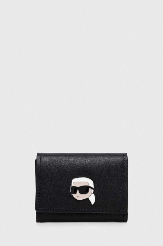 

Кожаный кошелек Karl Lagerfeld, черный