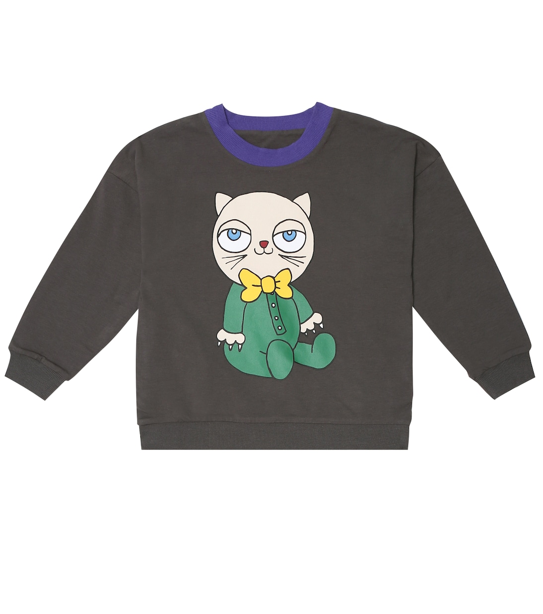 

Двусторонняя хлопковая толстовка Mini Baby Mini Rodini, черный