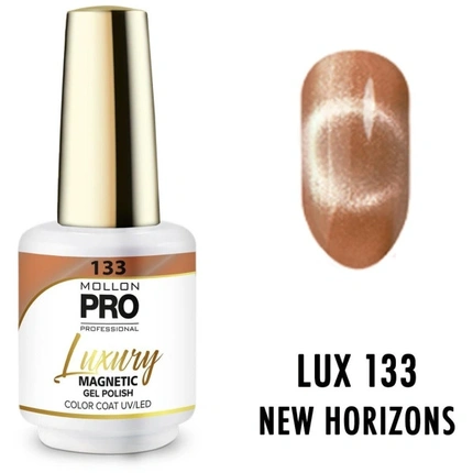 

Mol Luxury 133 Magnetic - полуперманентный лак для ногтей Mollon Pro