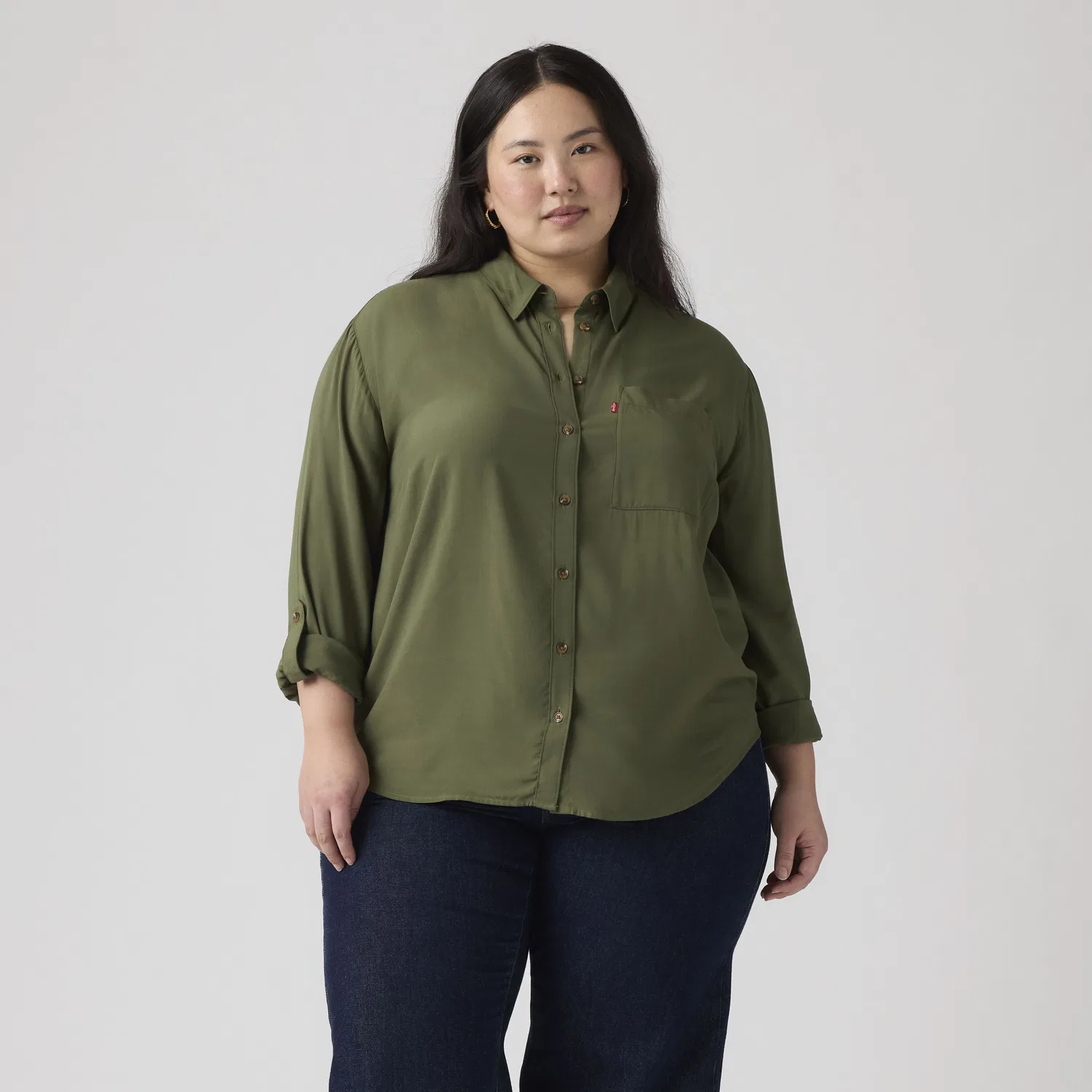 Рубашка Darlene (большого размера) Levi's, Green — фото 3