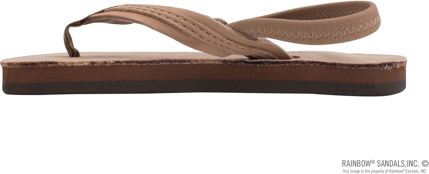 Детские сандалии Rainbow, один слой, премиум-кожа, плетеный ремешок Flirty Braidy Rainbow Sandals, темно-коричневый — фото 2