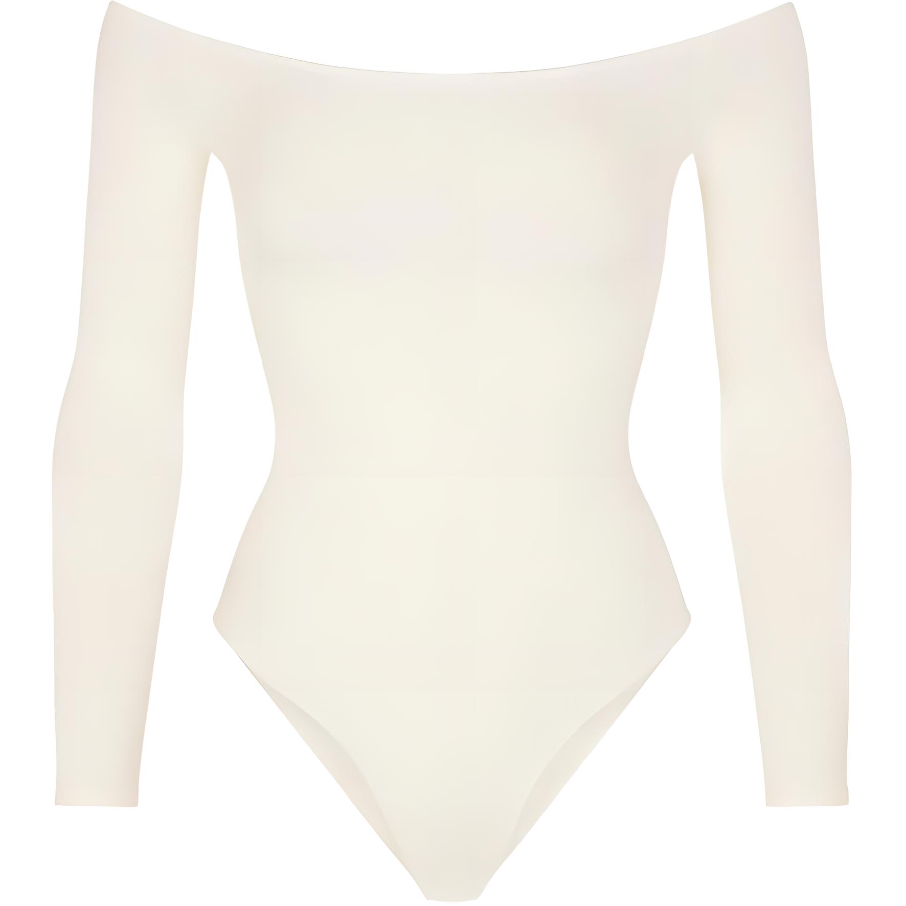 

Основной комбинезон с открытыми плечами для женщин/Natural Skims, экрю/бежевый