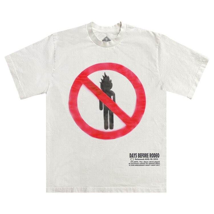 

Футболка Cactus Jack by Travis Scott Rodeo Tee, белый