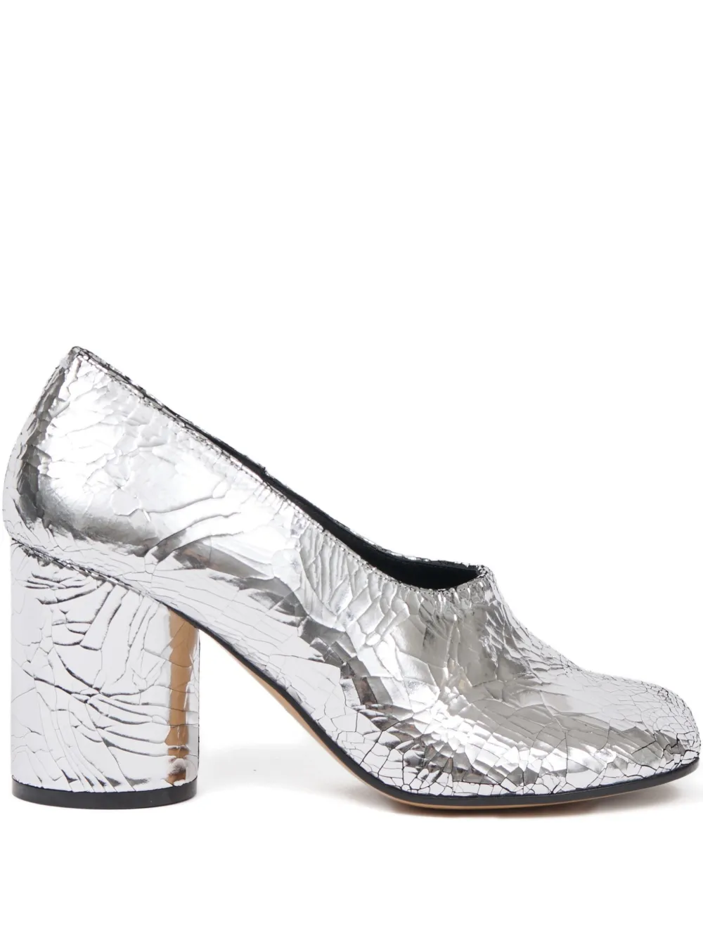 Туфли Tabi Broken Morror 80 Maison Margiela, серебристый