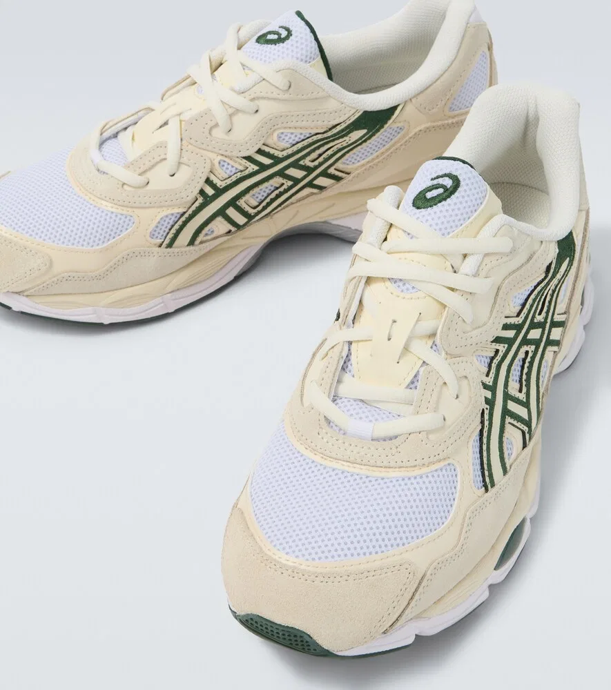 Кроссовки Gel-NYC с замшевой отделкой Asics, белый — фото 3