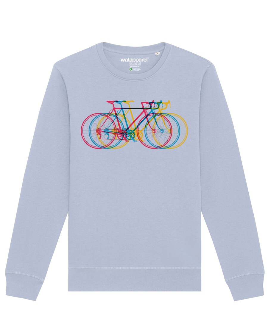 

Толстовка Watapparel Fahrräder, светло-синий