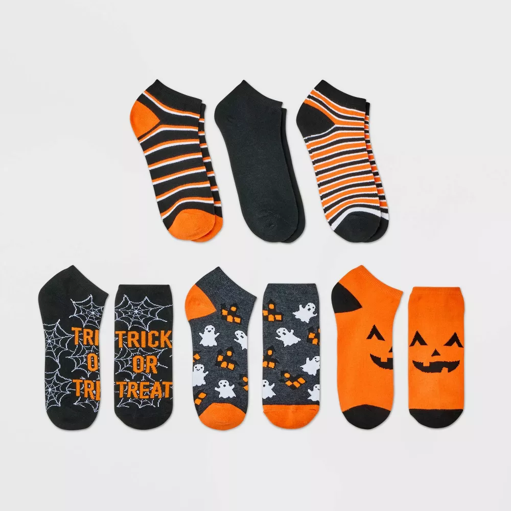 

Женские носки Trick-or-Treat Halloween, 6 пар, низкие, от Hyde & EEK! Boutique