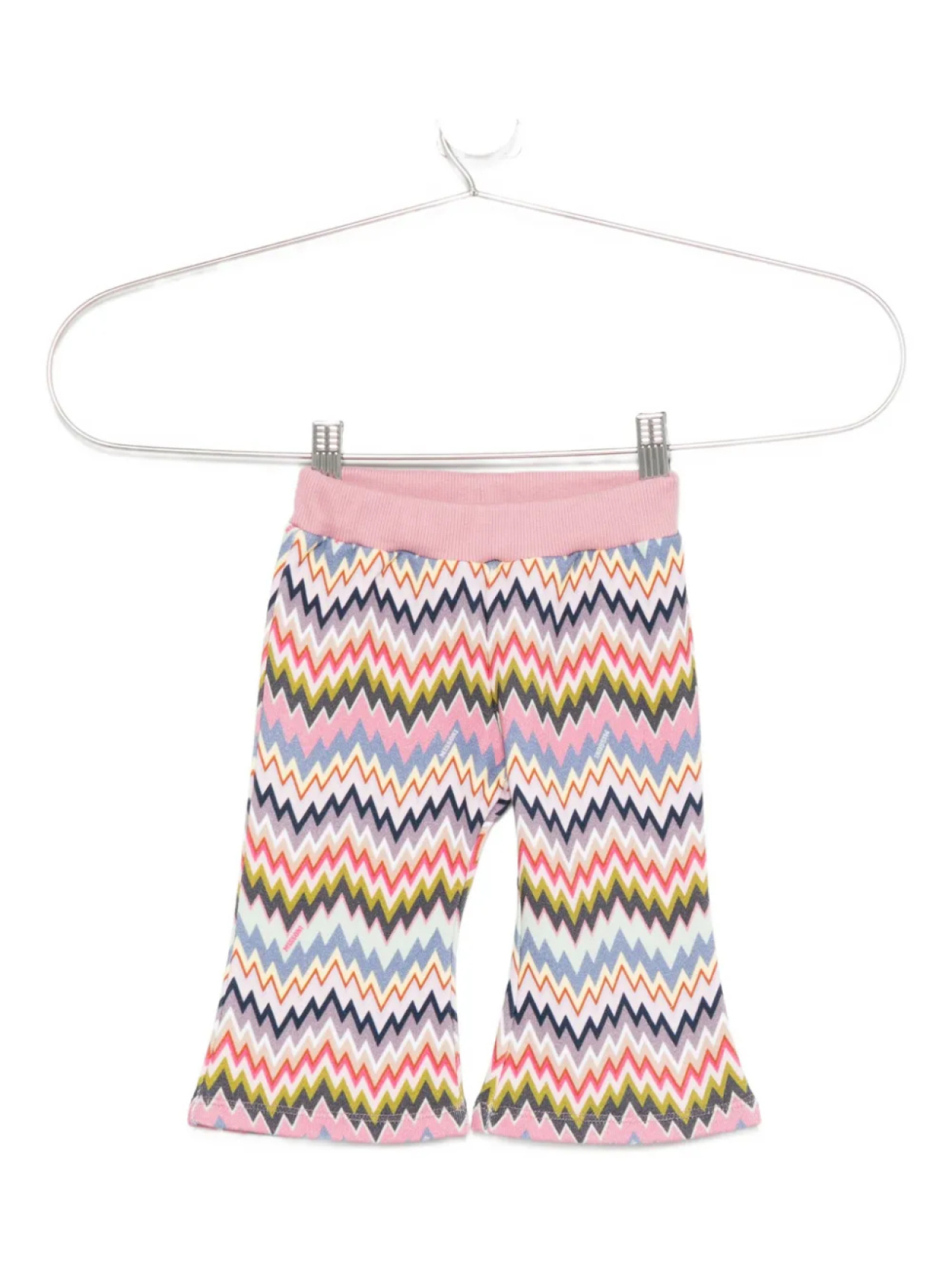 

Брюки Missoni Kids с зигзагом, розовый