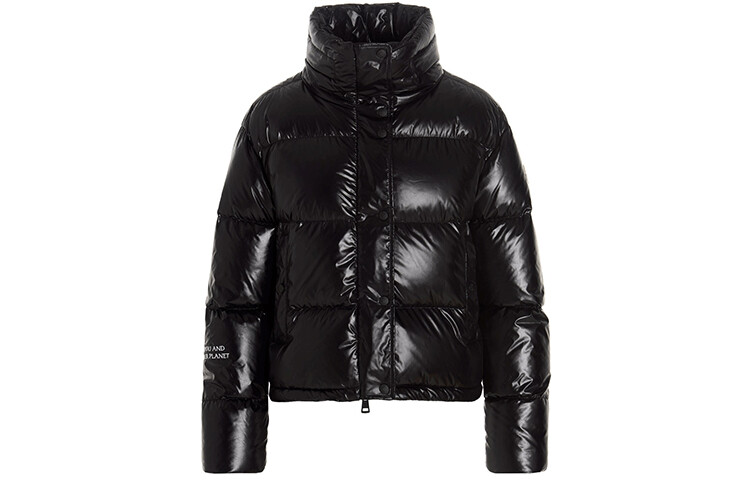 

Пуховик женский черный Moncler