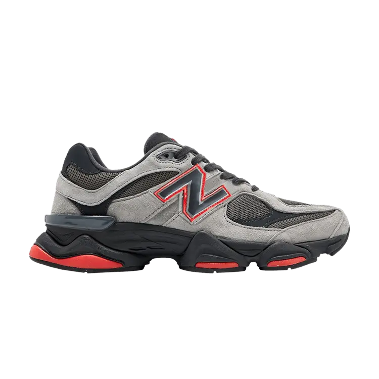 

Кроссовки New Balance 9060 'Grey Black Red' JD Exclusive, серый