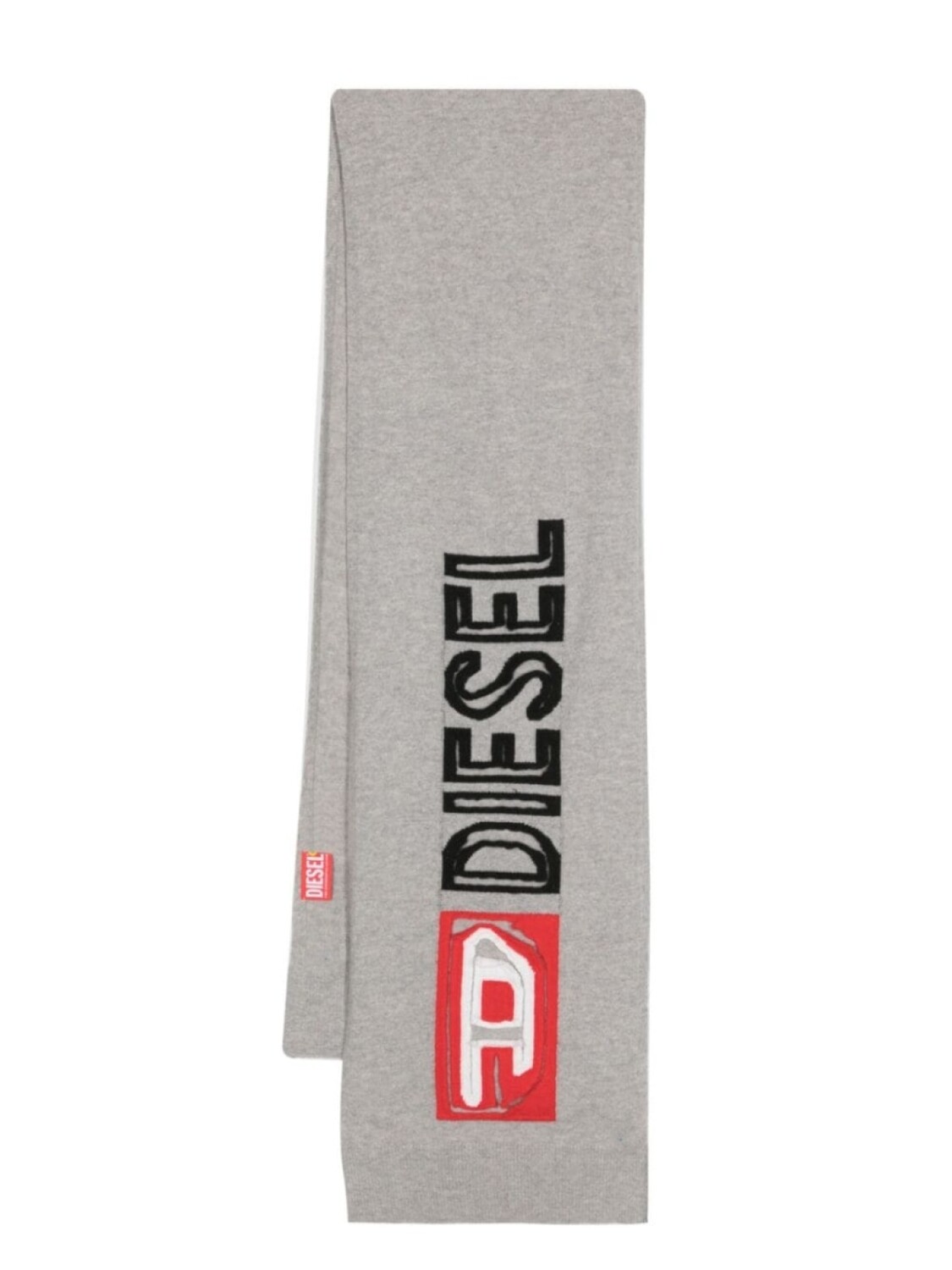 

Diesel шарф K-Peff с логотипом, серый