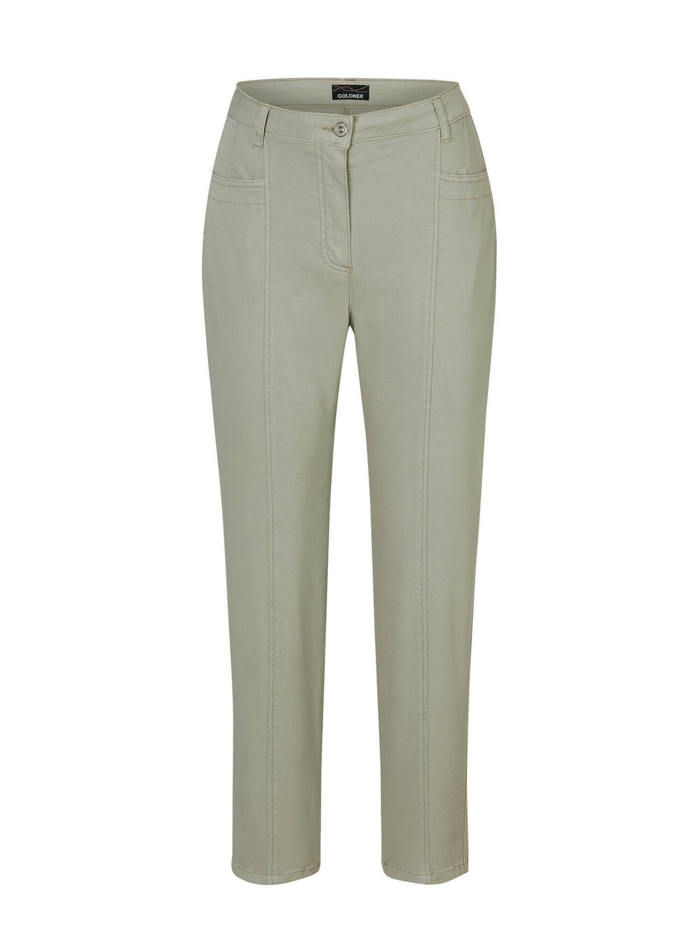 

Goldner Брюки Slim fit в сером цвете