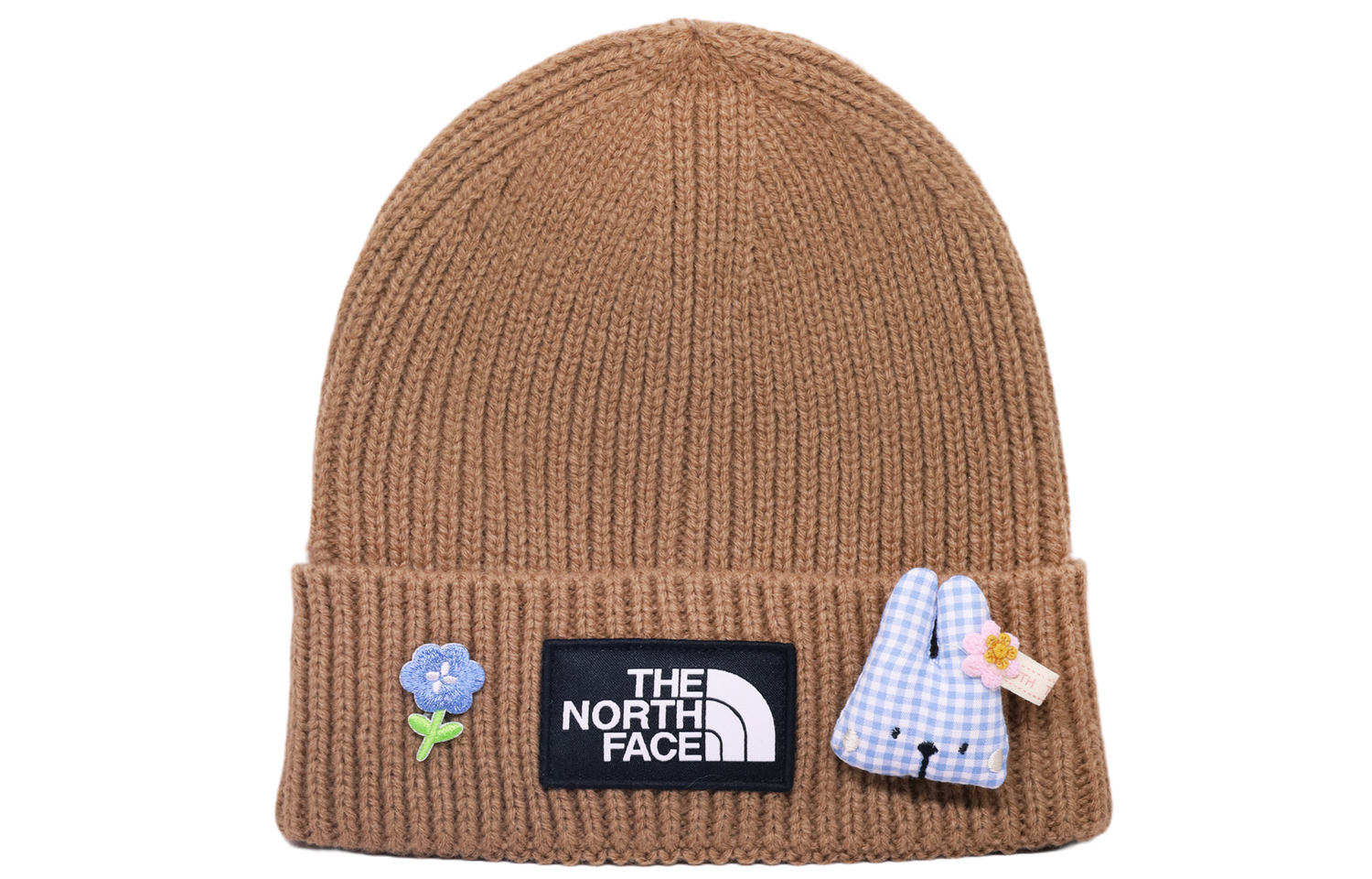 

THE NORTH FACE Акриловая шапка унисекс коричневая