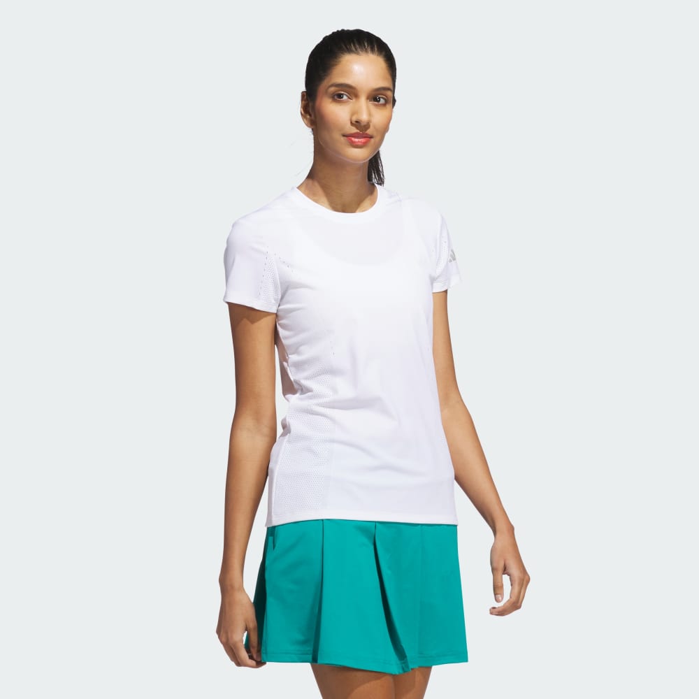Спортивная футболка Adidas Ultimate365 Tour Engineered Short Sleeve Slim Top, белый — фото 3