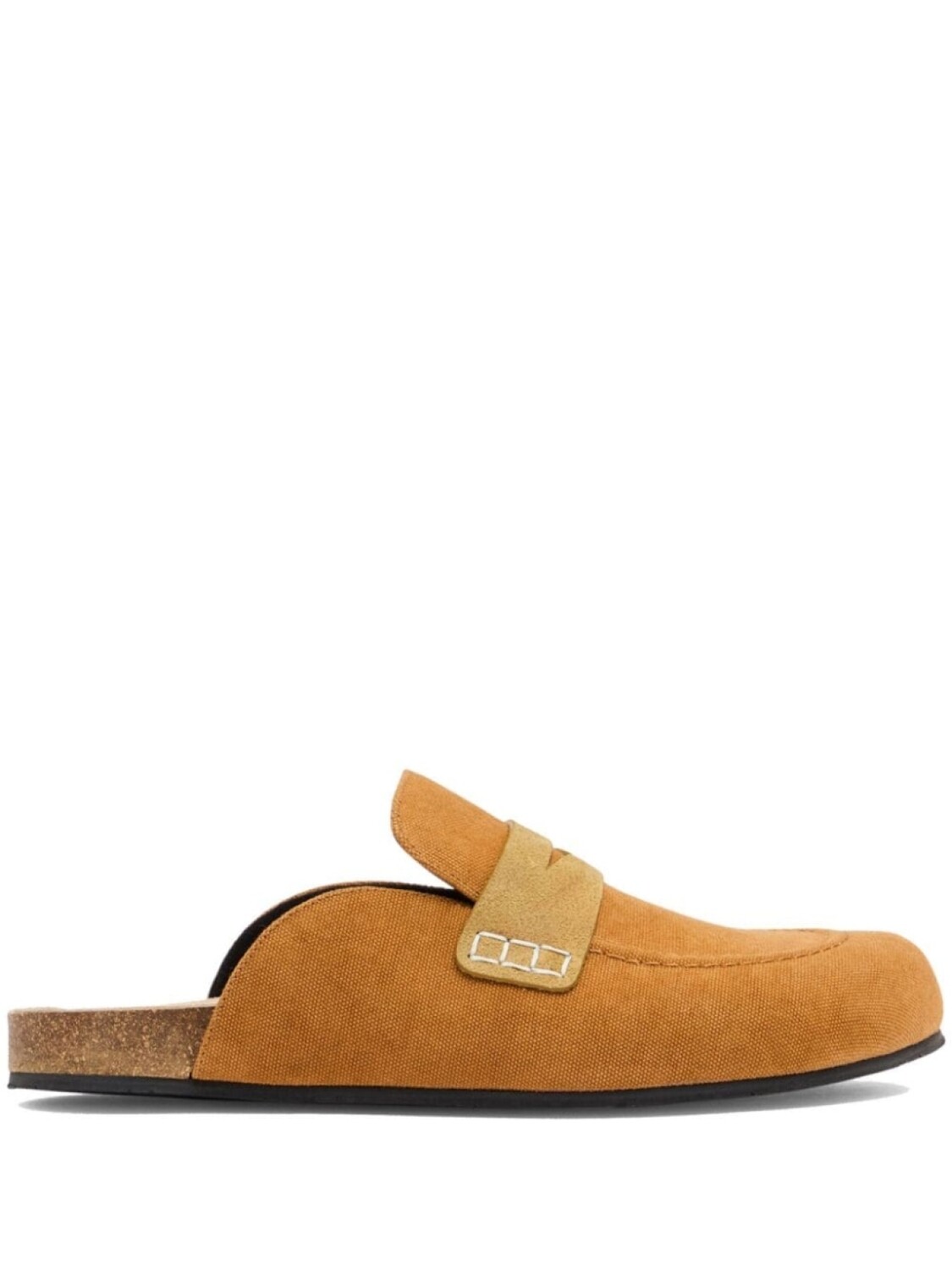 

JW Anderson холщовые мокасины с круглым носком, коричневый