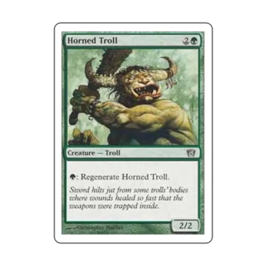 

CCG Рогатый тролль (С) (Фольга), MTG - 8th Edition