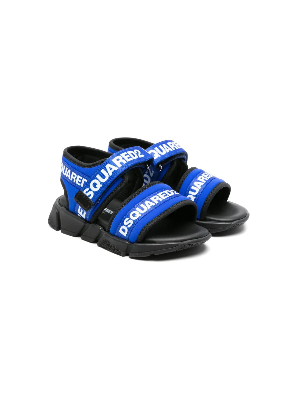 

Сандалии на липучках с логотипом DSQUARED2 KIDS, синий