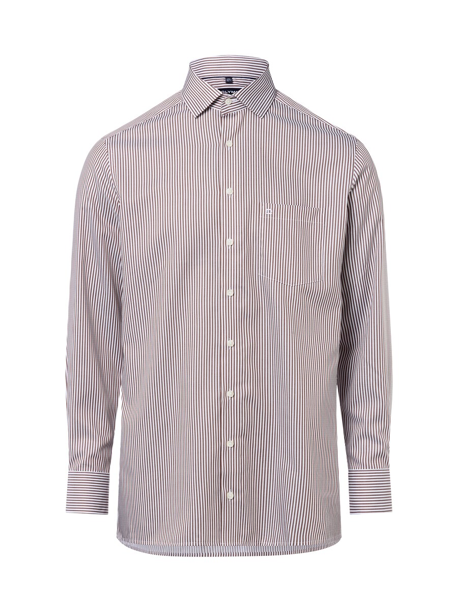 

Рубашка делового покроя Regular Fit OLYMP, шоколадный