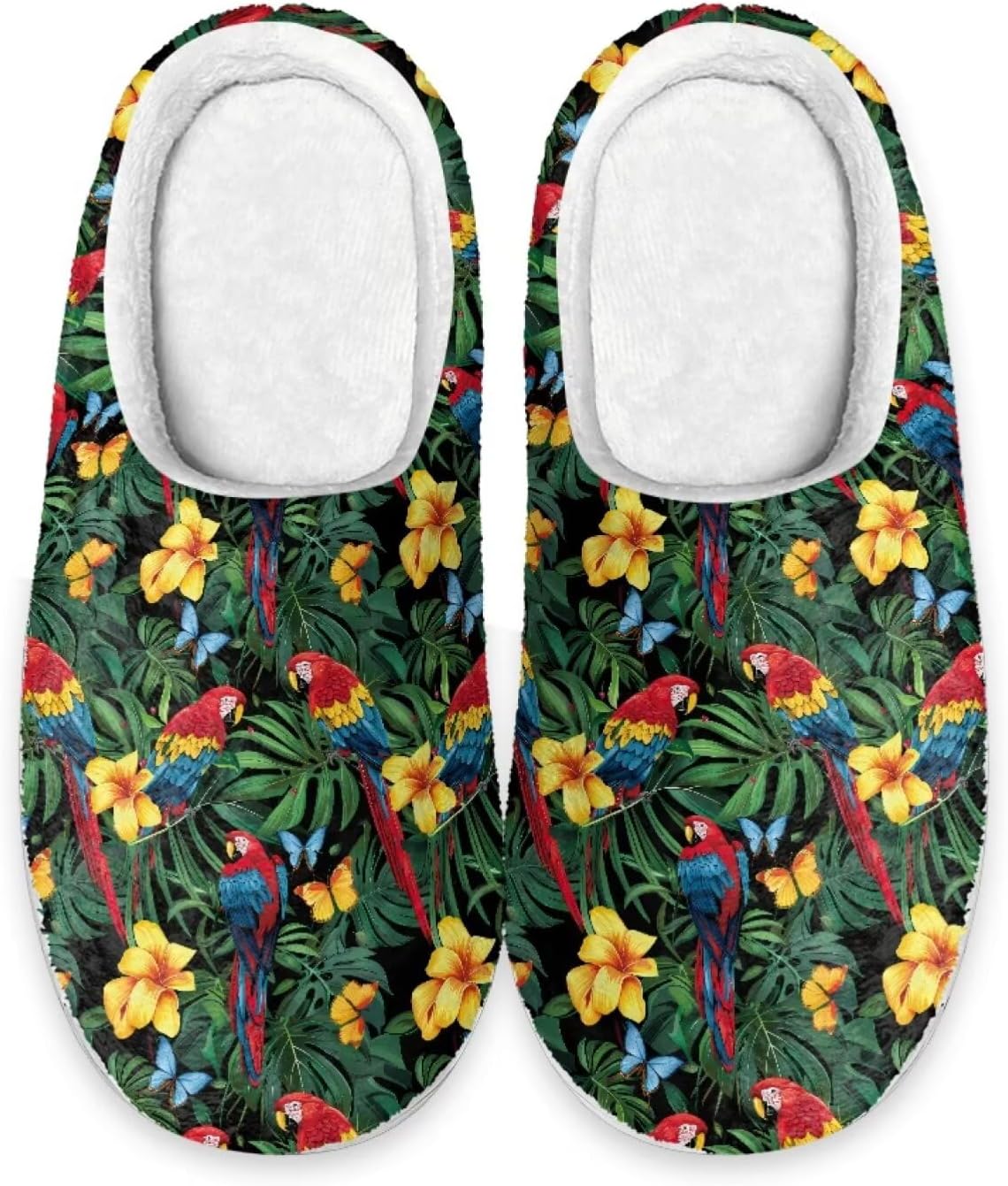 

Тапочки для дома Forchrinse с американским флагом для мужчин и женщин, мягкие и комфортные, теплые тапочки на осень и зиму, легкие, на скользящей подошве, красный