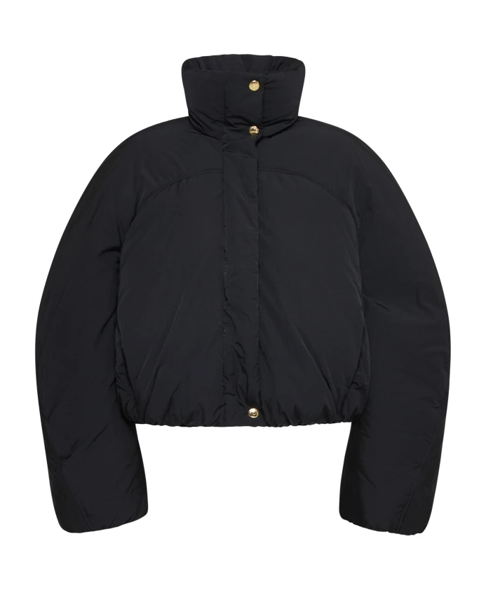 

Короткая стеганая куртка пуховик Jacquemus, черный