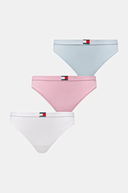 Стринги 3 шт Tommy Hilfiger, розовый