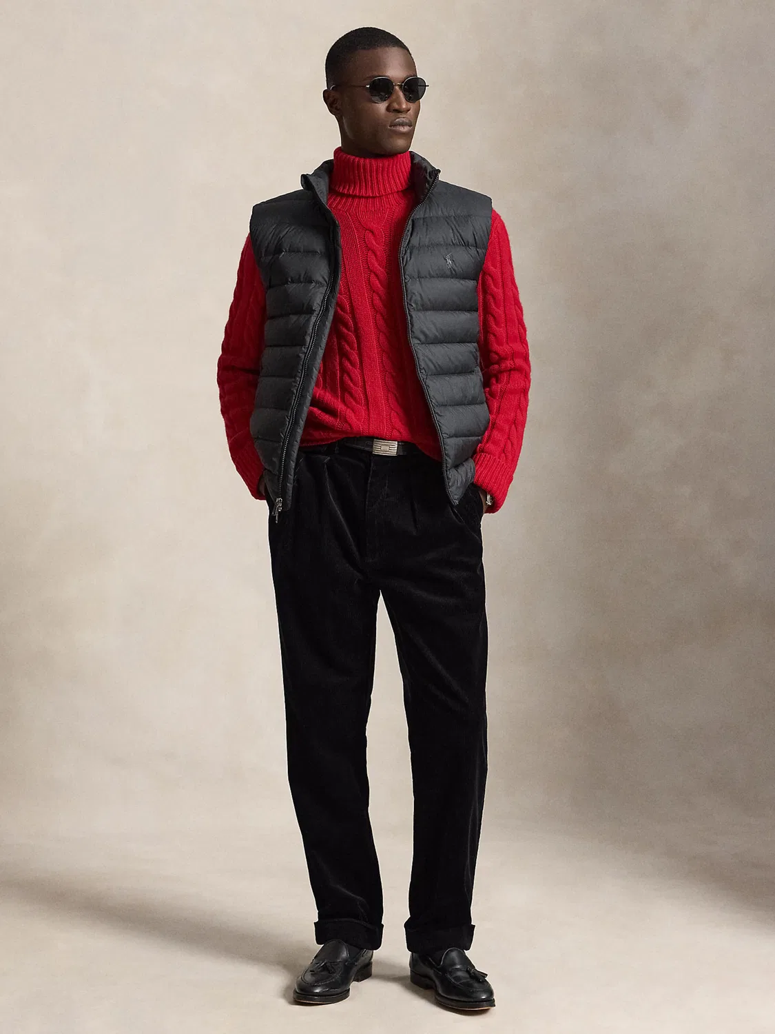 Жилет Polo Ralph Lauren черного цвета — фото 4