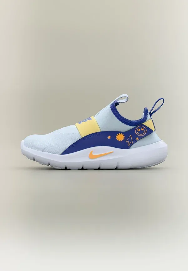 Кроссовки для бега по шоссе Flex Runner 4 SE Nike Performance, футбольный серый/лазерный оранжевый/лапис/мягкий желтый/белый