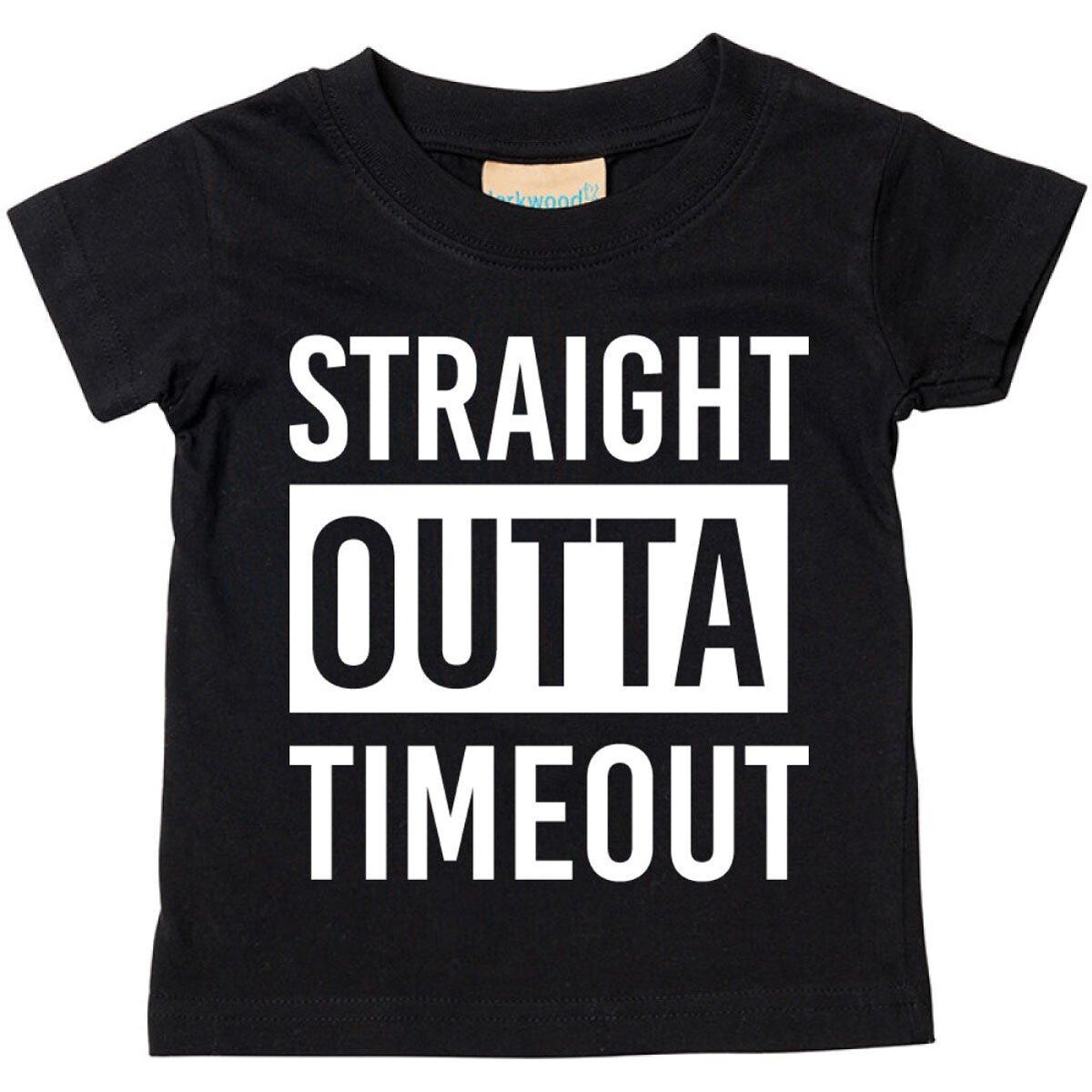 

Футболка Straight Outta Timeout 60 SECOND MAKEOVER, черный