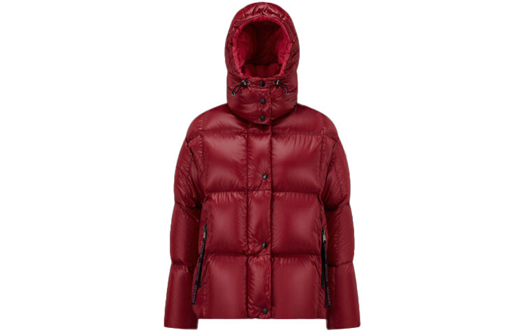 

Пуховик женский красный Moncler