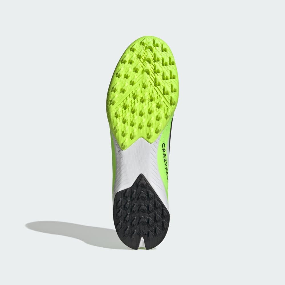 Кроссовки Adidas для взрослых унисекс X Crazyfast Messi.3 для твердой поверхности, белый/черный — фото 4